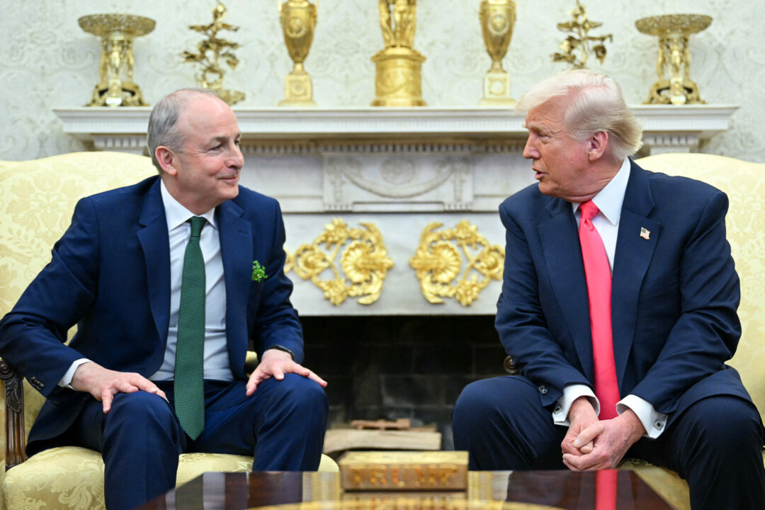 trump-holds-st.-patrick’s-day-reception-for-irish-prime-minister-at-white-house
