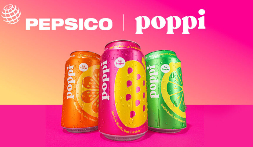 pepsi-buys-prebiotic-soda-competitor-poppi-for-nearly-$2-billion