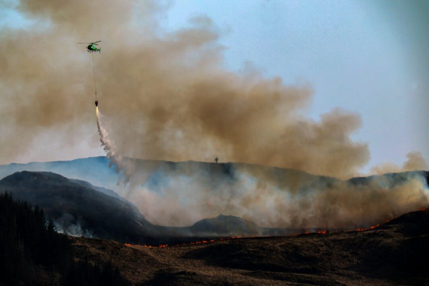day-in-photos:-forest-fire-in-scotland,-dust-storm-in-iraq,-and-high-security-prison