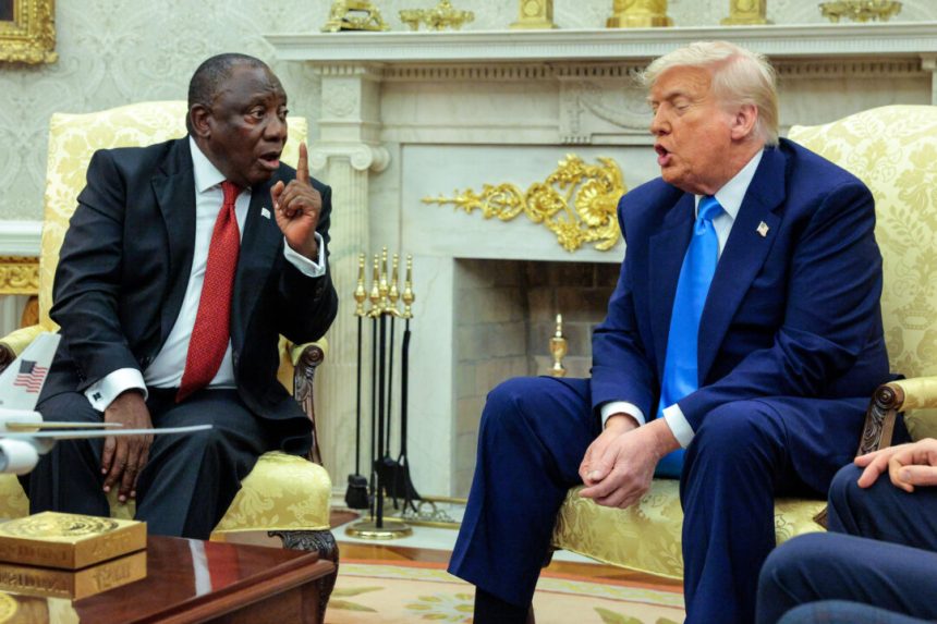 south-african-president-cyril-ramaphosa-holds-a-press-conference