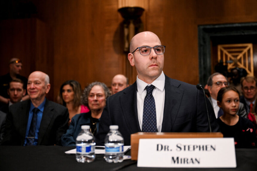 trump-names-stephen-miran-to-fill-vacant-seat-on-federal-reserve-board