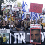 families-of-hostages-protest-outside-israeli-defense-hq