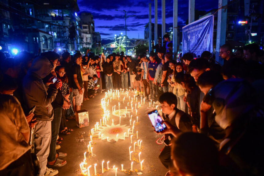 day-in-photos:-candle-vigil-in-nepal,-‘unite-the-kingdom’-rally,-and-annual-ploughing-match