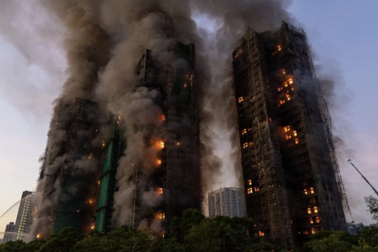 7 People, 2 Companies Charged Over Hong Kong Fire That Killed 168 People