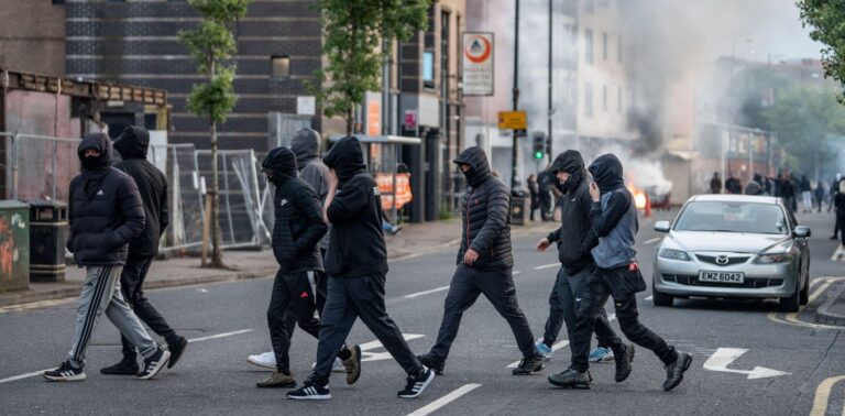 Belfast unrest shows the power of social media as farright views on immigration enter the mainstream