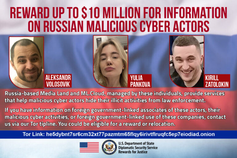 us-offers-$10-million-reward-for-information-on-russians-indicted-on-cyber-crimes-against-21-states